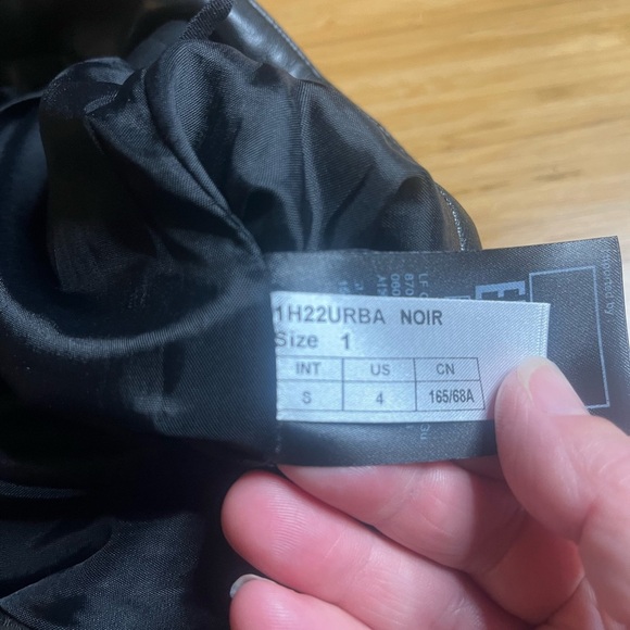 EUC BA&SH- Urban Black Leather Skirt. Size US 4 - Picture 10 of 11